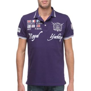 GEOGRAPHICAL NORWAY Polo Homme Violet Violet   Achat / Vente POLO