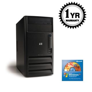 HP D220 2.4GHz 512MB 40GB DVD XP Tower Computer (Refurbished