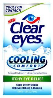Clear Eyes Cooling Comfort Itchy Eye Relief, 0.5 Ounce