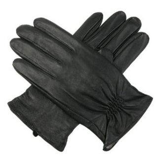 Luxury Lane Mens Cashmere Lined Lambskin Leather Gloves