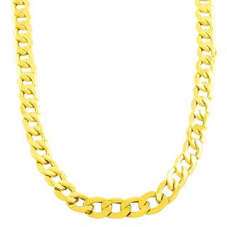 Fremada 10k Yellow Gold Mens 20 inch Curb Link Chain