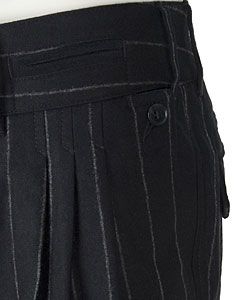 Dolce & Gabbana Mens Navy Stripe Wool Pants