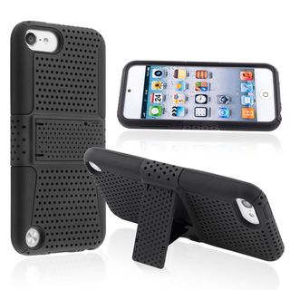 BasAcc Black Hybrid Case with Stand for Apple iPod Touch Generation 5