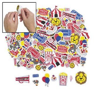 Big Top Circus Carnival Foam Adhesive Shapes/Stickers
