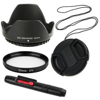UV Lens Filter/ Lens Cap/ Lens Hood/ Cleaning Pen for Nikon D40/ D300