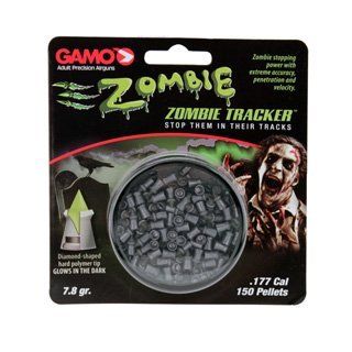 Gamo Zombie Tracker Pellets, .177 Cal, 7.8 Grains, Pointed