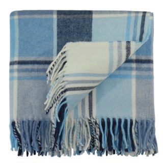 Bocasa Karo Blue Conny Woven Throw Blanket, Today $39.49