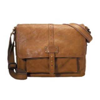 Fossil Max Leather Messenger Handbag