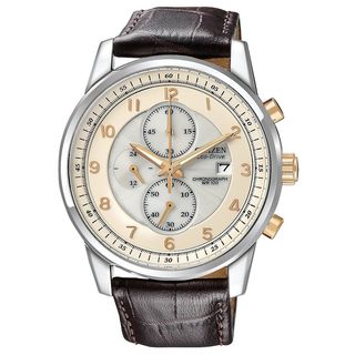 Citizen Mens Stainless Steel Eco Drive Chronograph Watch