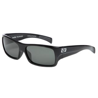 Bolle Mens Oscar Shiny Black Rectangular Sport Sunglasses Today $