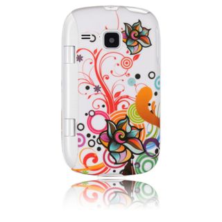 Luxmo Autumn Flower Rubber Coated Case for Samsung DoubleTime/ I857