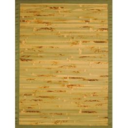 Handmade Variegated Bamboo Rug (4 x 6)