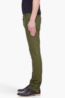 Givenchy Tapered Green Jeans for men