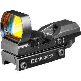 Barska 1x 22x33mm Screen Multi reticle Electro Sight Rifle Scope See
