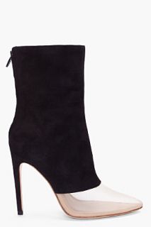 Alexander Wang Black Suede Cameron Ankle Boots for women