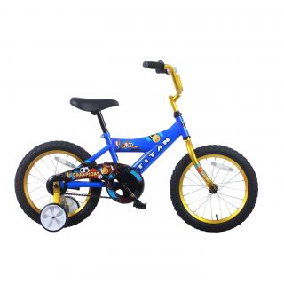 Titan Champion 16 inch Blue/ Gold Boys BMX Bike Today $99.99