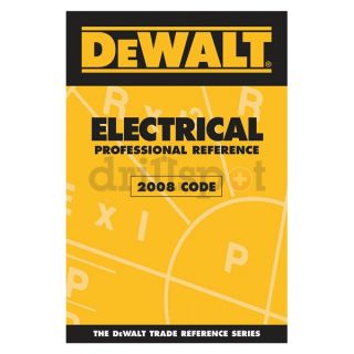 Dewalt 9780979740374 DEWALT Electrical Professional Ref 2008