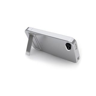 iKit Apple iPhone 4 Silver Flip Protector Case