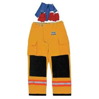 Morning Pride RNG 240D Turnout Pants, Yellow, XL, Inseam 30 In.