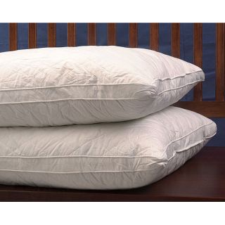 Quilted 233 Thread Count Feather and Down Pillows (Set of 2