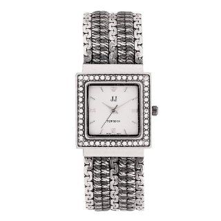 Jules Jurgensen Womens A182AS Crystal Accented Watch Watches 