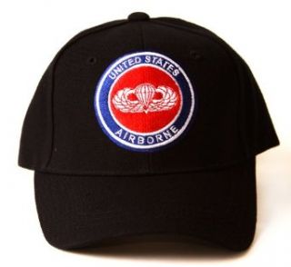 187 Airborne Rakkasans Logo Style Hat   Black Clothing