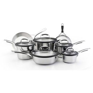KitchenAid Gourmet Stainless Steel 12 pc Cookware Set