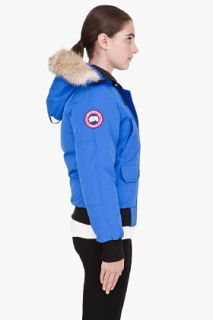 Canada Goose Bright Blue Pbi Chilliwack Jacket for women