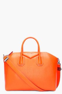 Givenchy Medium Orange Antigona Bag for women