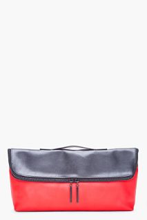 3.1 Phillip Lim Red Combo Leather 31 Minute Bag for women
