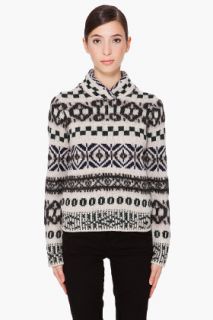 Opening Ceremony Rustic Fair Isle Pullover for women