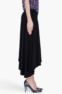 See by Chloé Black Long Butterfly Hem Skirt for women
