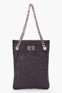 Givenchy Black Eel Leather Shoulder Bag for women