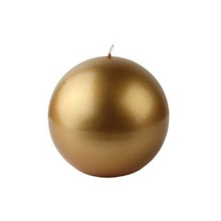 Metallic Gold Ball Candles 4 (2 Pack) Vot 187