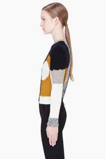 CARVEN Brown Combo Multipatch Sweater for women