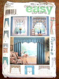 SIMPLICITY 7256 DESIGN YOUR OWN EASY CURTAINS   SEWING