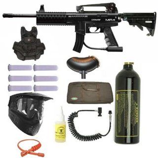 Spyder Paintball MR4 Tac Vest Marker Gun Sniper Set