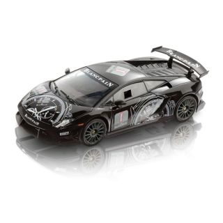 Modèle miniature de la fameuse Lamborghini LP560 4 Racing Noire   1