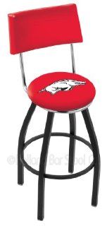 Arkansas Razorbacks   25 Inch Team Logo Swivel Bar Stool