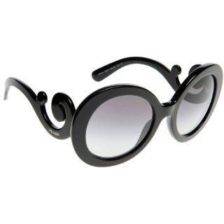 New Prada PR 27NS 1AB/3M1 Black Womens plastic Sunglasses