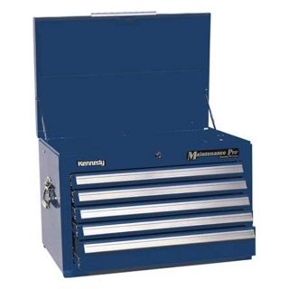 Kennedy 2700MPBL Maintenance Chest, 27 W, 5 Drawer, Blue