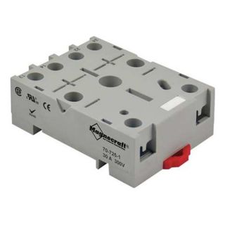 Magnecraft 70 725 1 Relay Socket, 725, 6 Pin, DIN/Panel Mount