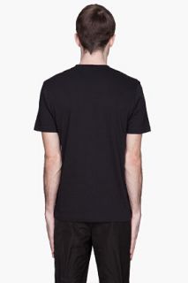 Y 3 Black 20 logo T shirt for men