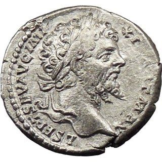 Septimius Severus 199AD Silver Ancient Roman Coin Victory