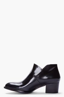 Alexander Wang Black Patent Oxford Ankle Boots for women