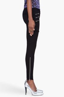 J Brand Black Zipper accented The Brix Jeans for women