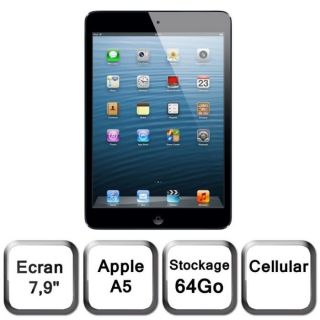 iPad mini Wi Fi + Cellular 64 Go noir & ardoise   Achat / Vente