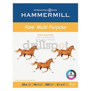 Hammermill HAM103267 Multi Paper, 8 1/2 x 11 In, White, PK 5000