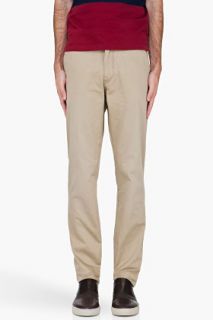 J. Lindeberg Slim Beige Chaze 2.0 Trousers for men