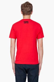 Billionaire Boys Club Red Classic Helmet T shirt for men